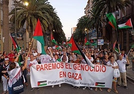Miles de personas se manifiestan en Málaga por Gaza: «No podemos mirar hacia otro lado»