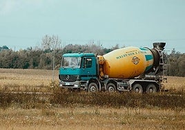 Imagen de archivo de una hormigonera.