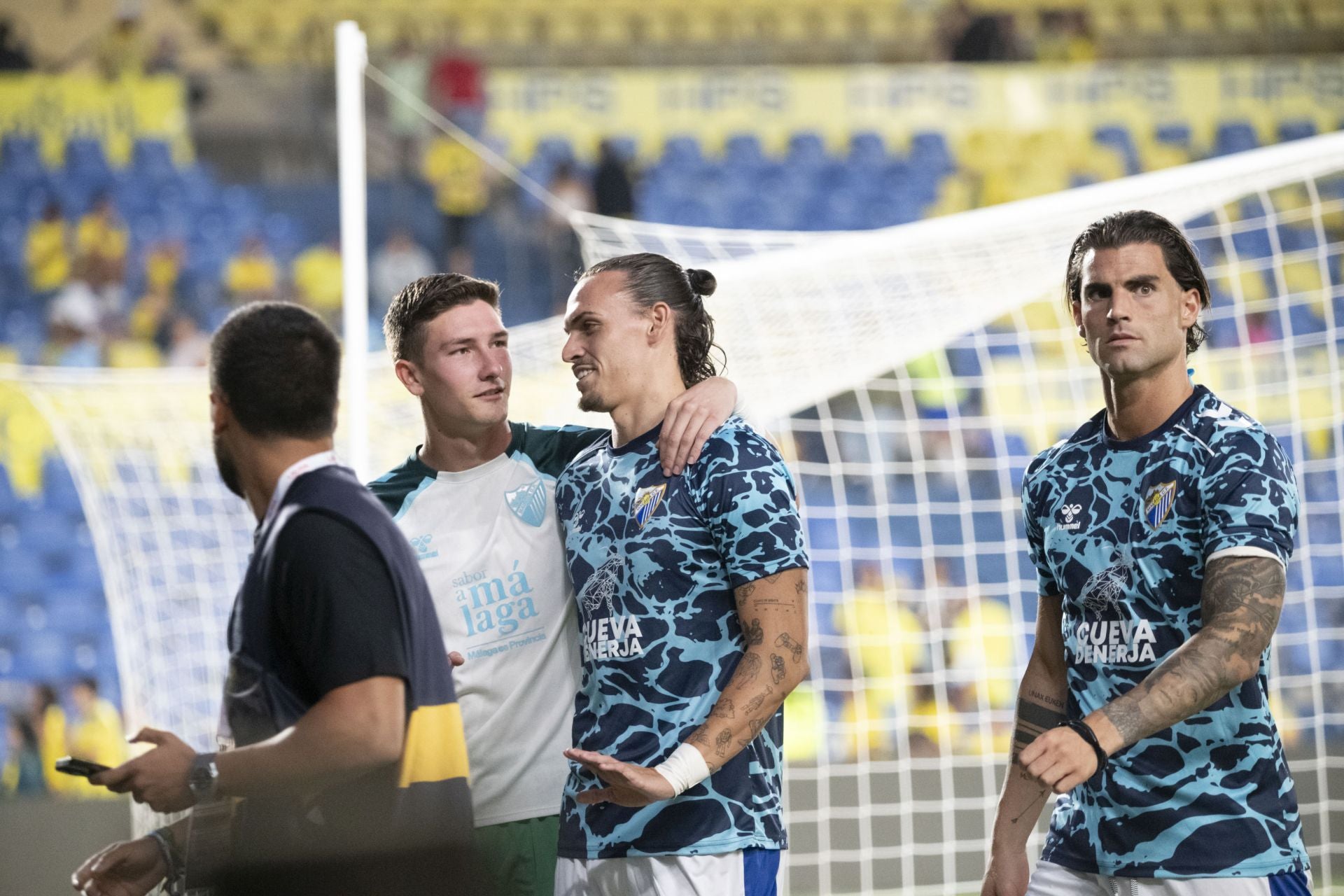 El partido Las Palmas- Málaga, en imágenes