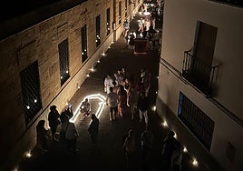 Una de las calles de Carratraca durante la última edición del Embrujo Andalusí.