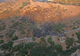 Efectivos en la zona.
