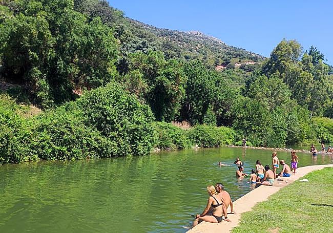 Charca de la Ermita en Estación de Jimera.