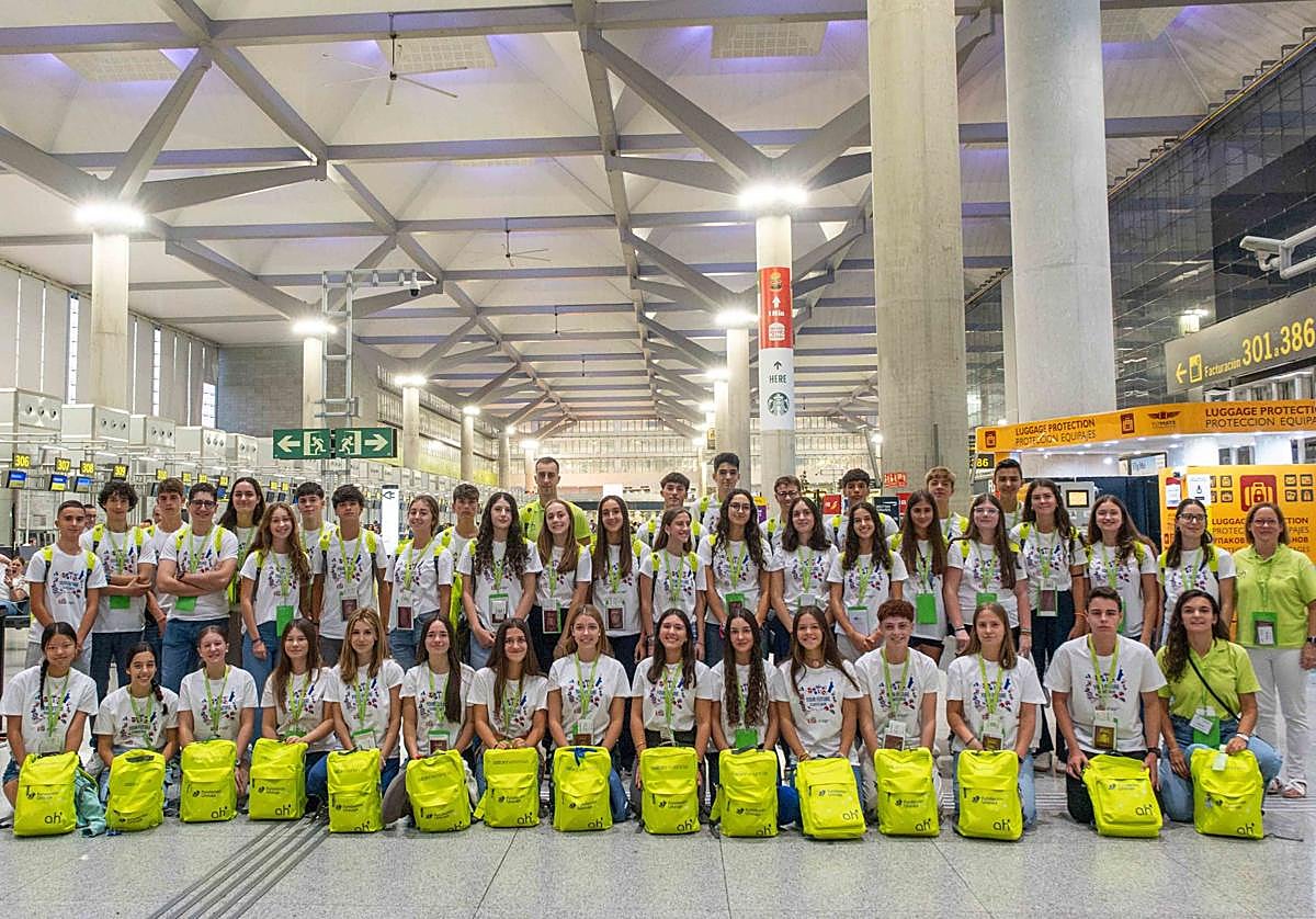 Casi cien jóvenes estudiarán tres semanas en EE UU con las Becas USA de la Fundación Unicaja