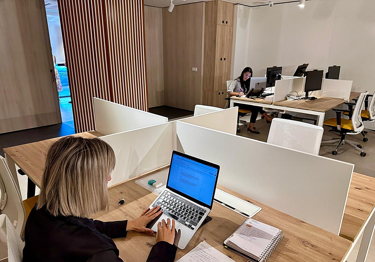 Imagen del interior del centro 'Fuengirola Emprende', ubicado en la calle Miguel Bueno.