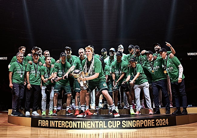 El Unicaja, campeón de la Intercontinental 2024.