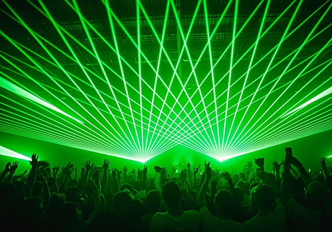 Luces y sonido combinan a la perfección.