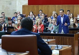 Un momento del debate en la sesión de control.