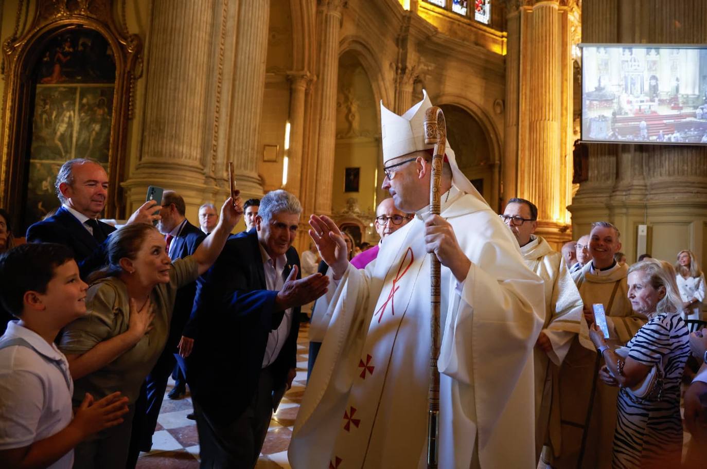 José Antonio Satué toma posesión como nuevo obispo de Málaga