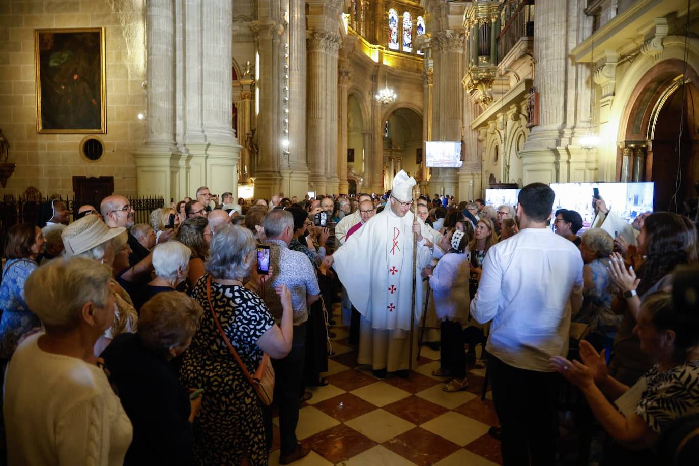 José Antonio Satué toma posesión como nuevo obispo de Málaga