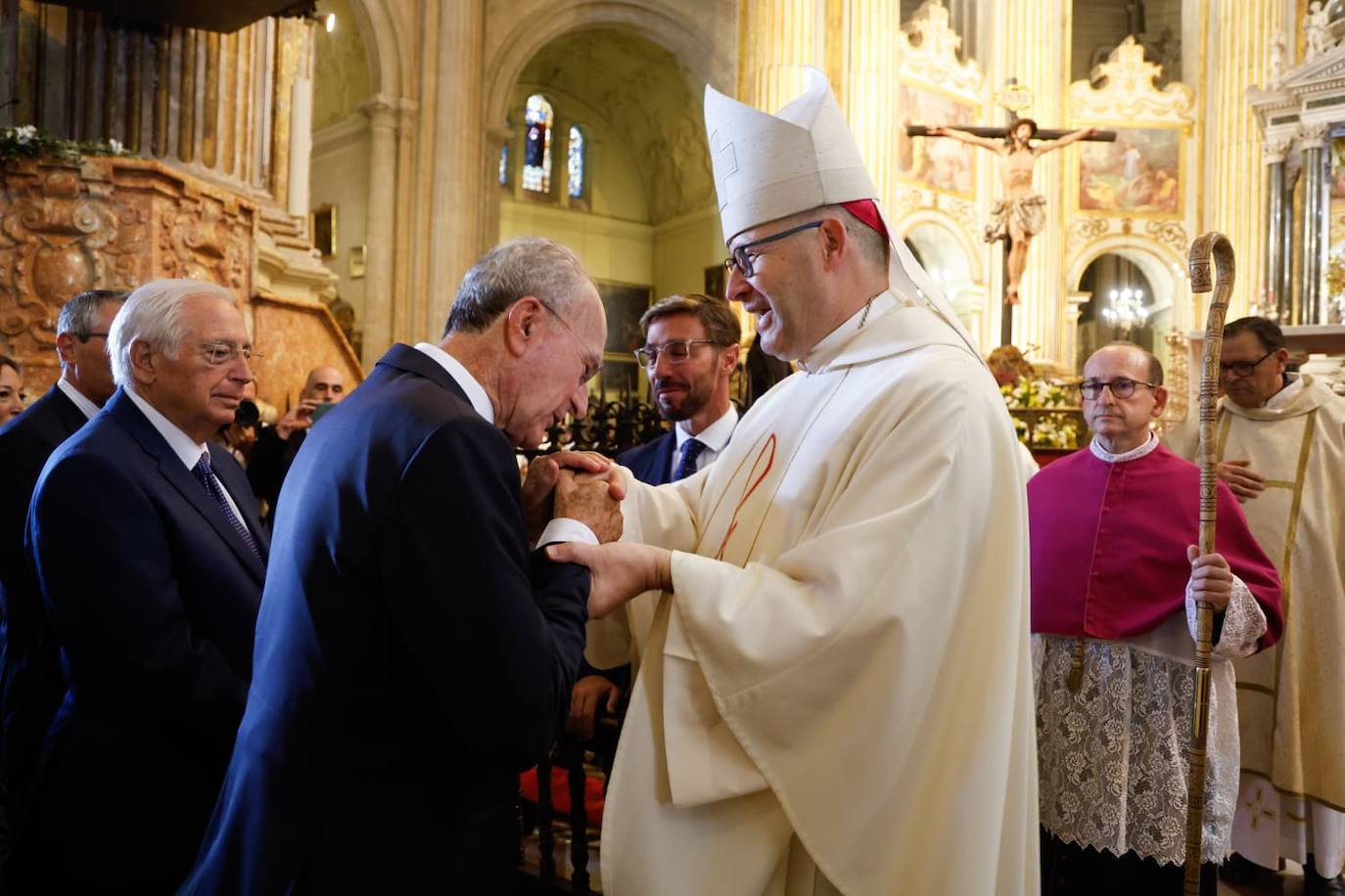 José Antonio Satué toma posesión como nuevo obispo de Málaga