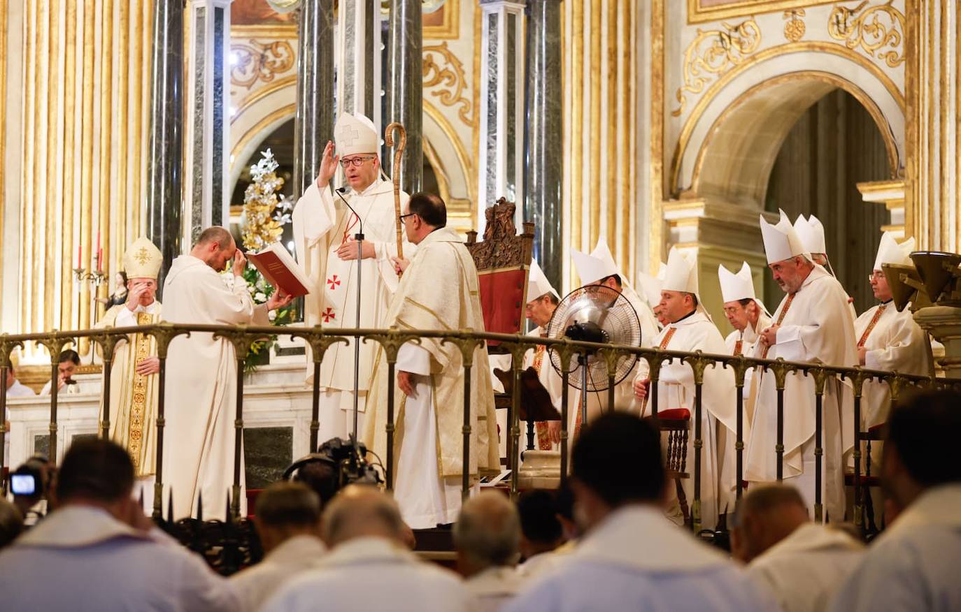 José Antonio Satué toma posesión como nuevo obispo de Málaga