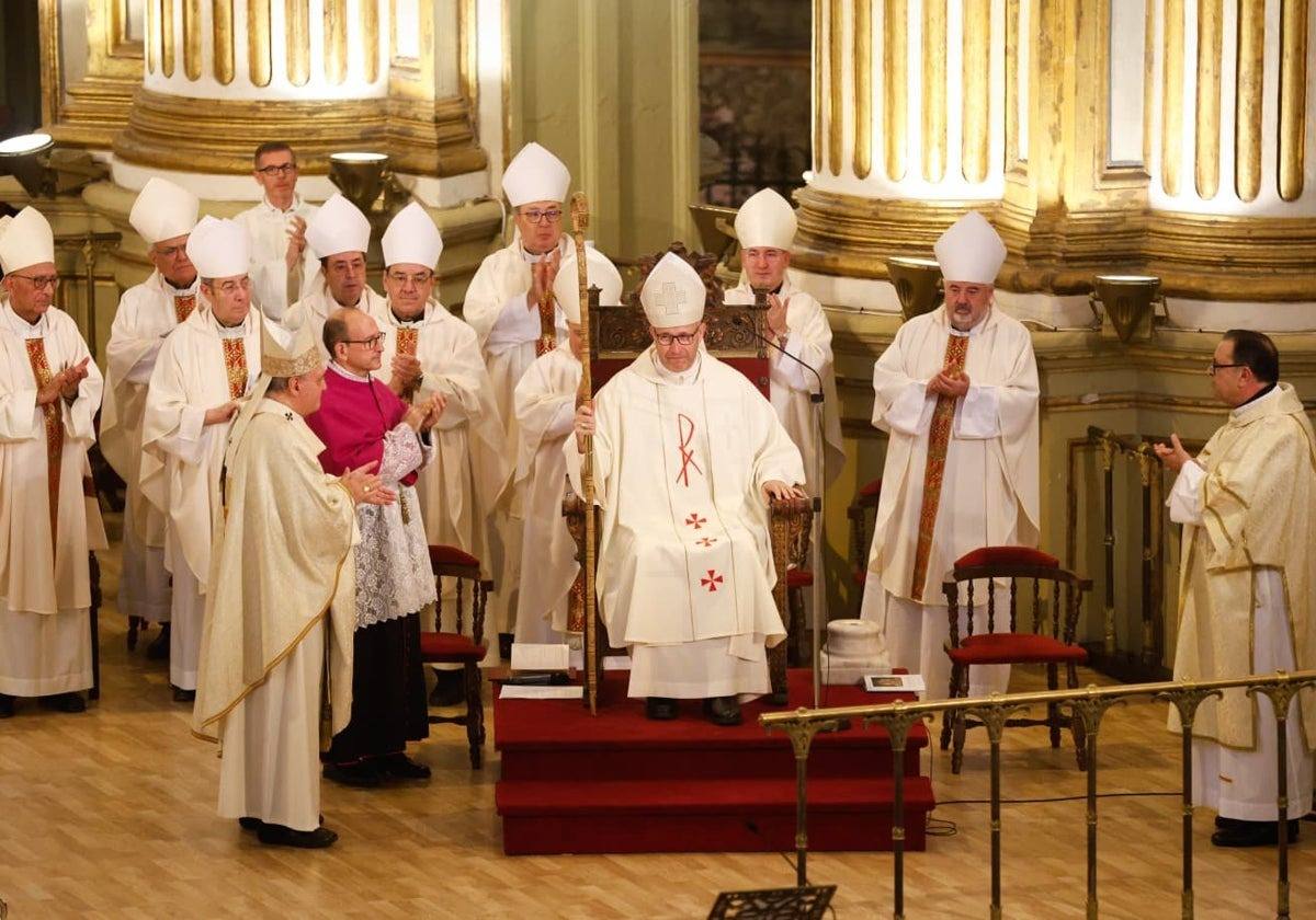 José Antonio Satué toma posesión como nuevo obispo de Málaga
