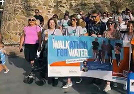 Imagen de una edición anterior del 'Walkathon for Water' en La Cala de Mijas.