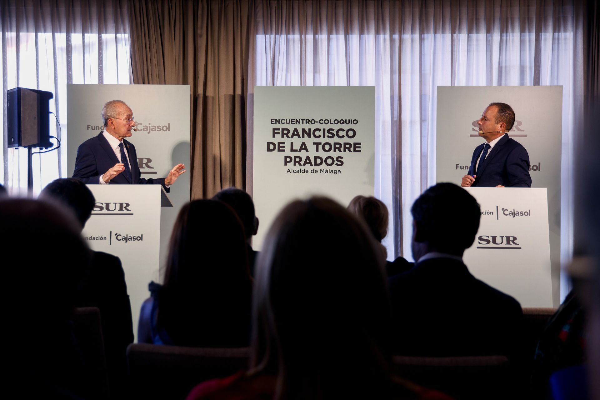 El alcalde de Málaga abre el nuevo curso político en un coloquio de SUR