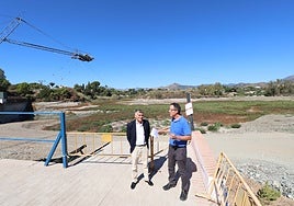 El teniente de alcalde sampedreño, Javier García, en Las Medranas.