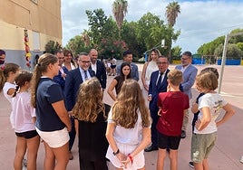 Una imagen del inicio del curso escolar de Secundaria en el IES Cerro del Viento, en Benalmádena.