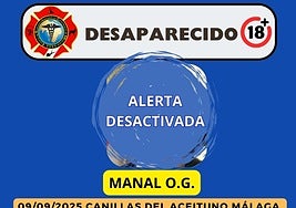 Localizan con vida al hombre mongol desaparecido hace nueve días en Canillas de Aceituno