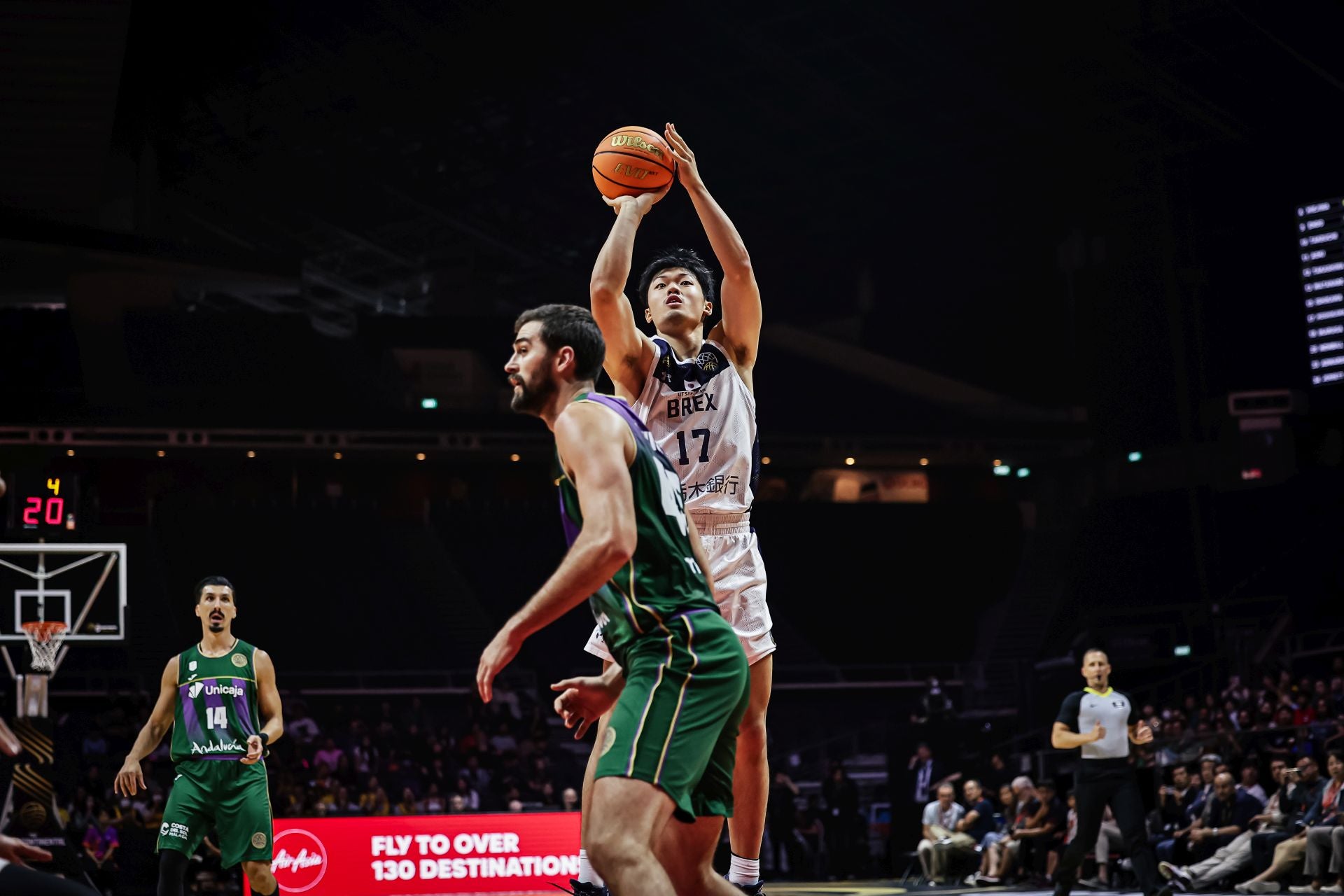 Las mejores imágenes del Utsunomiya Brex-Unicaja en la Copa Intercontinental 2025