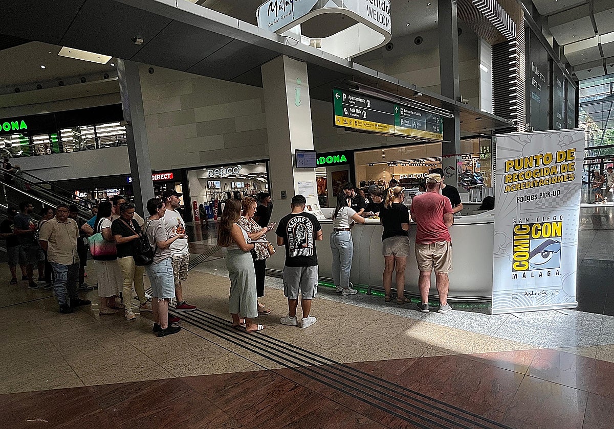 Expectación por San Diego Comic-Con Málaga: colas en el primer día de recogida de entradas