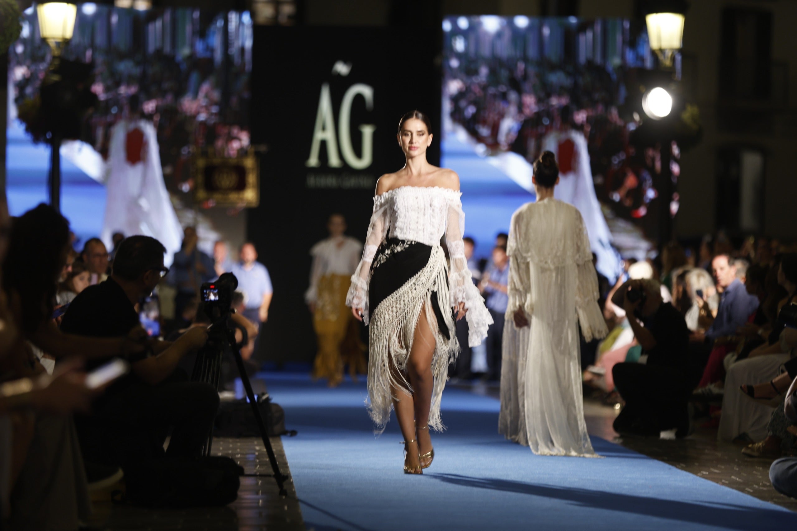 Aurora Gaviño en la Pasarela Larios.