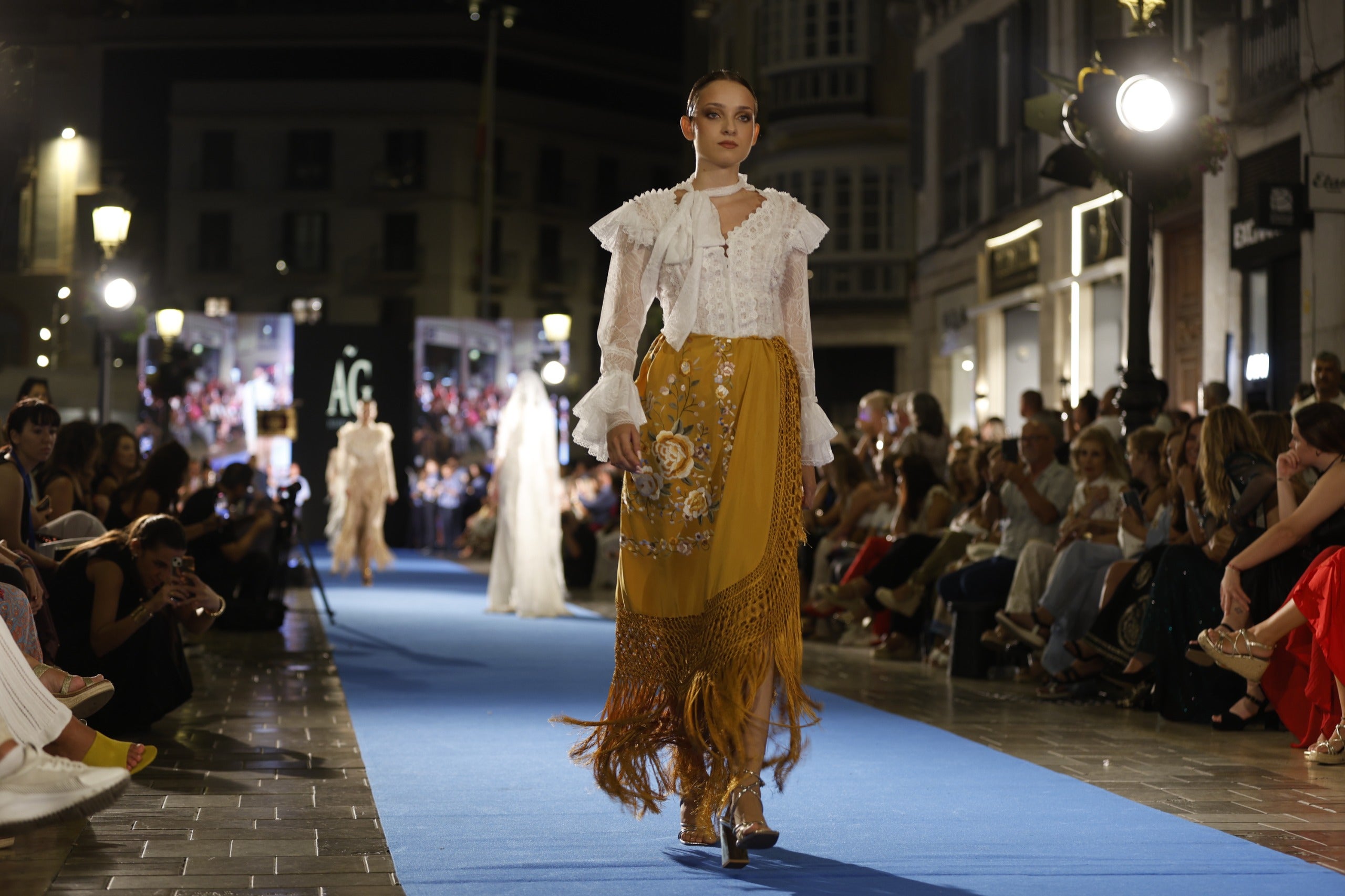 Aurora Gaviño en la Pasarela Larios.