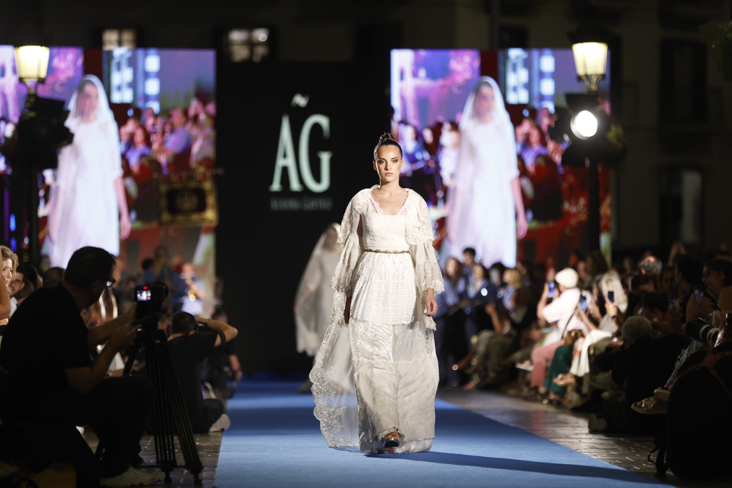 Aurora Gaviño en la Pasarela Larios.