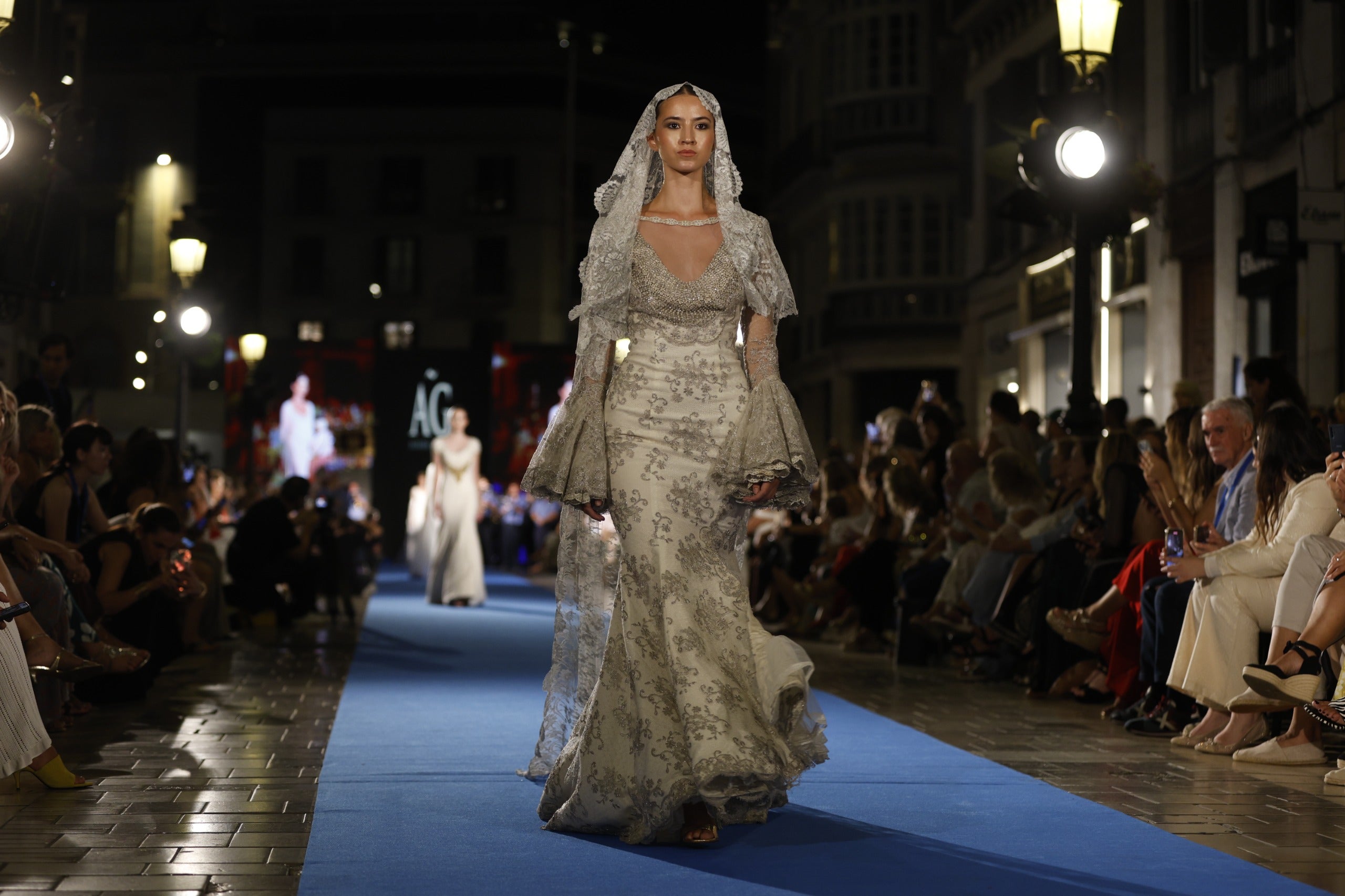 Aurora Gaviño en la Pasarela Larios.