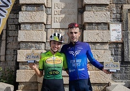 Carmen Martín y Víctor Manuel Fernández, ganadores de la cuadragésima edición de la Subida a la Fuente La Reina.
