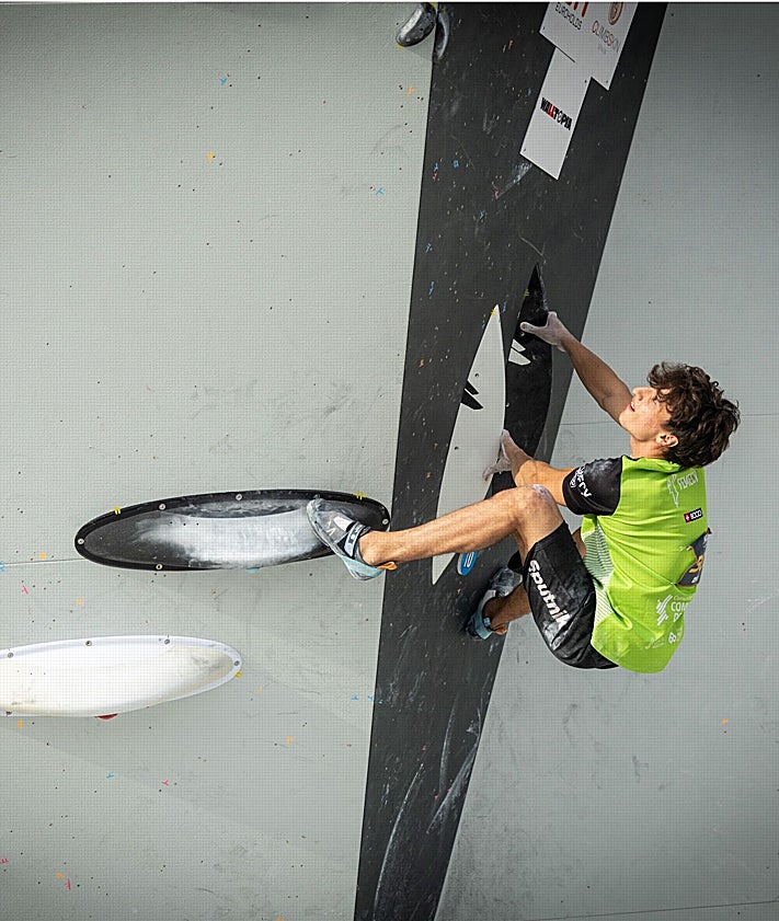 Imagen secundaria 2 - Manuel Pastor y Júlia Benach se coronan en bloque para cerrar la Copa de España de Escalada en Mijas
