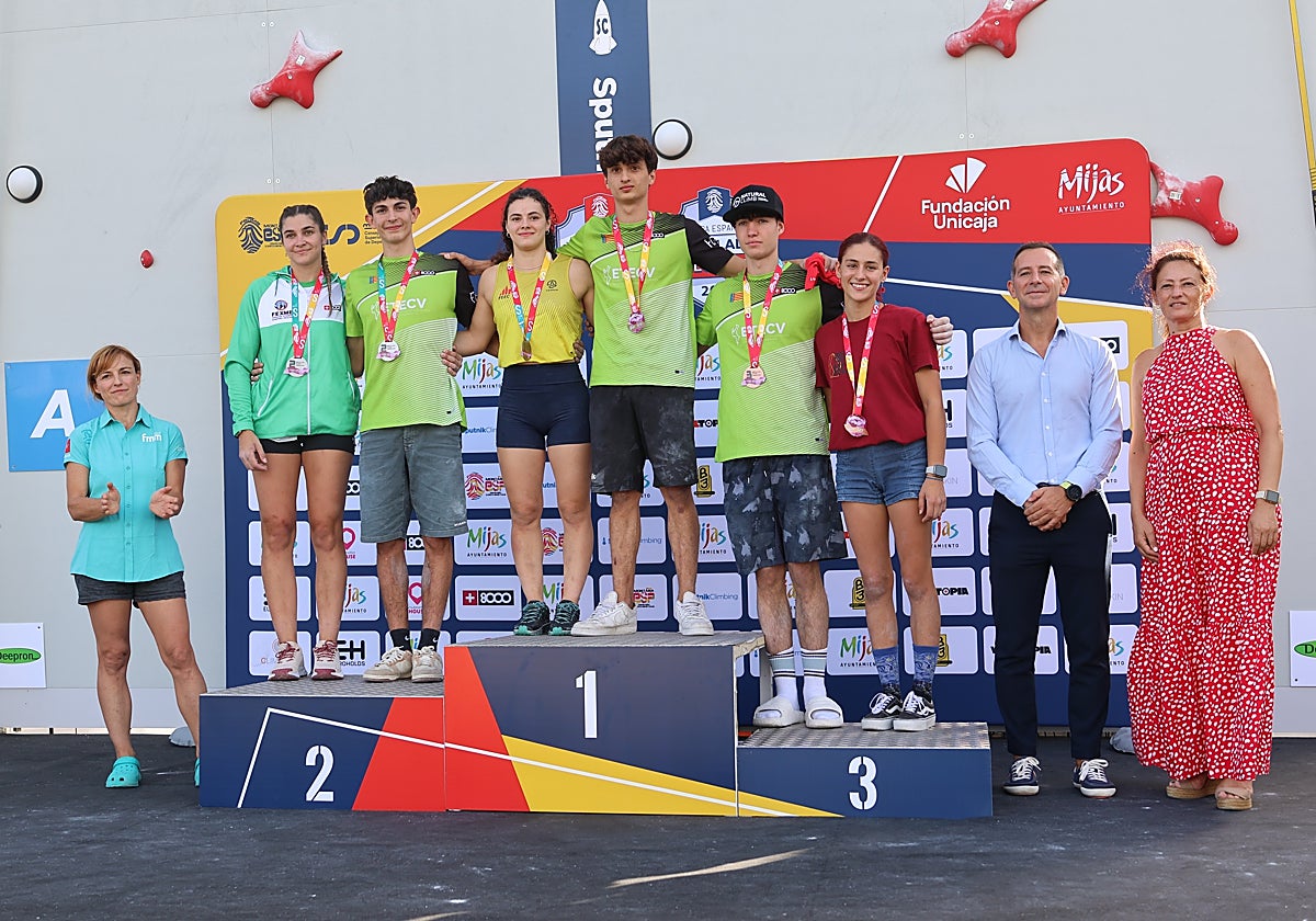 Manuel Pastor y Júlia Benach se coronan en bloque para cerrar la Copa de España de Escalada en Mijas
