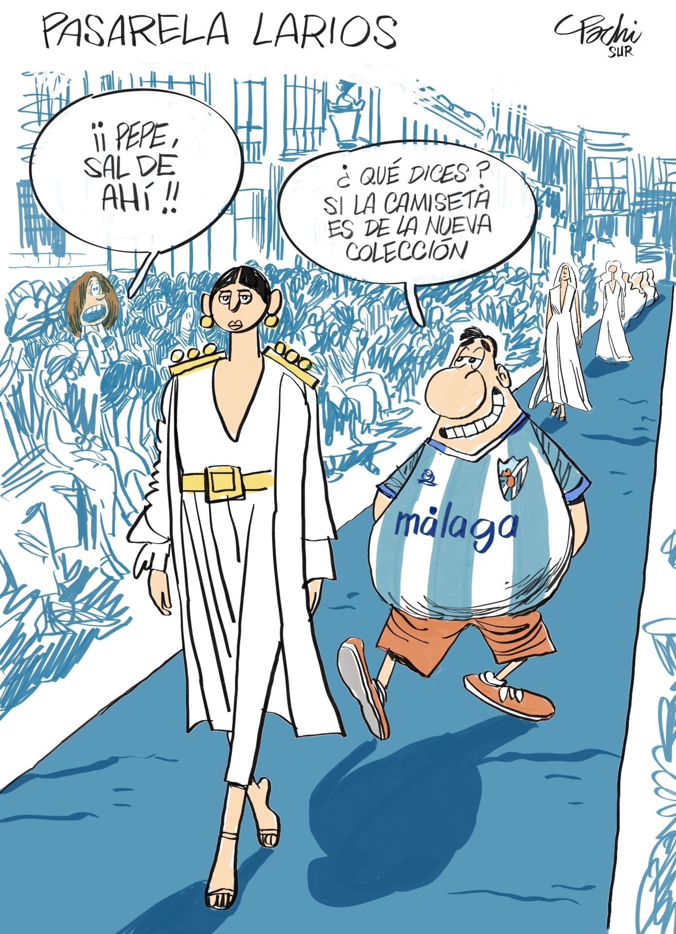 La actualidad deportiva de este mes de septiembre, en las viñetas de Pachi