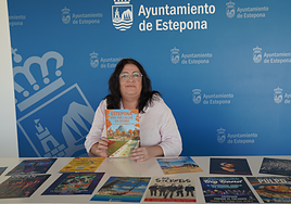 Macarena Diánez, durante la presentación de Estepona vive sus calles en Otoño.