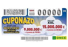 Resultado del sorteo del Cuponazo de la ONCE del viernes, 26 de septiembre de 2025
