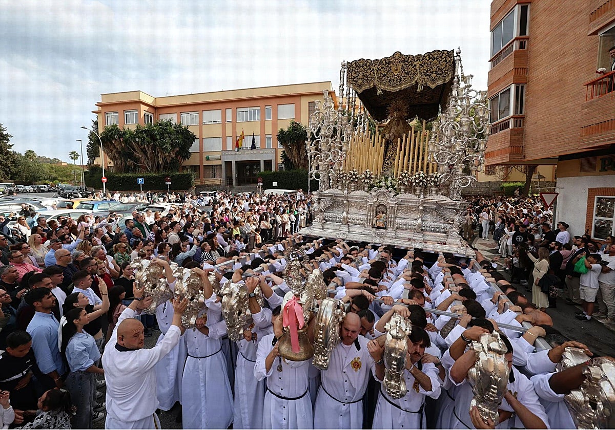 La Virgen del Gran Perdón saldrá en su trono de Semana Santa.