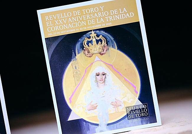 Cartel de Revello para la coronación canónica de la Virgen de la Trinidad, utilizado para la promoción de la exposición.