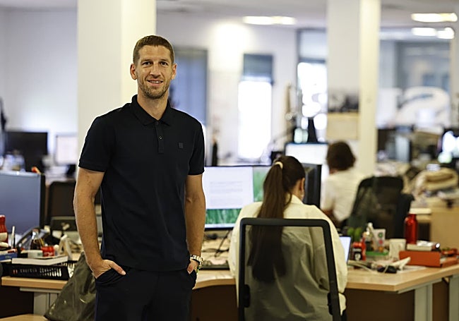 Darko Brasanac, en la redacción de SUR para la entrevista.