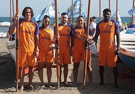 La presentación de la tercera equipación del Málaga.