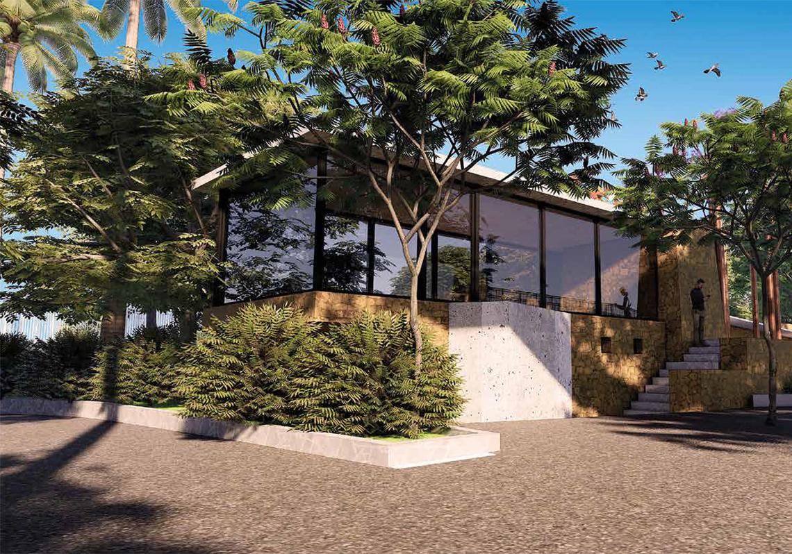 El zigurat contará con un espacio musical escultórico.