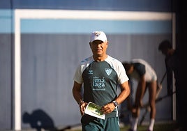 Sergio Pellicer, durante un entrenamiento reciente.