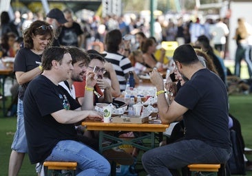 Zona de comida en San Diego Comic-Con Málaga.