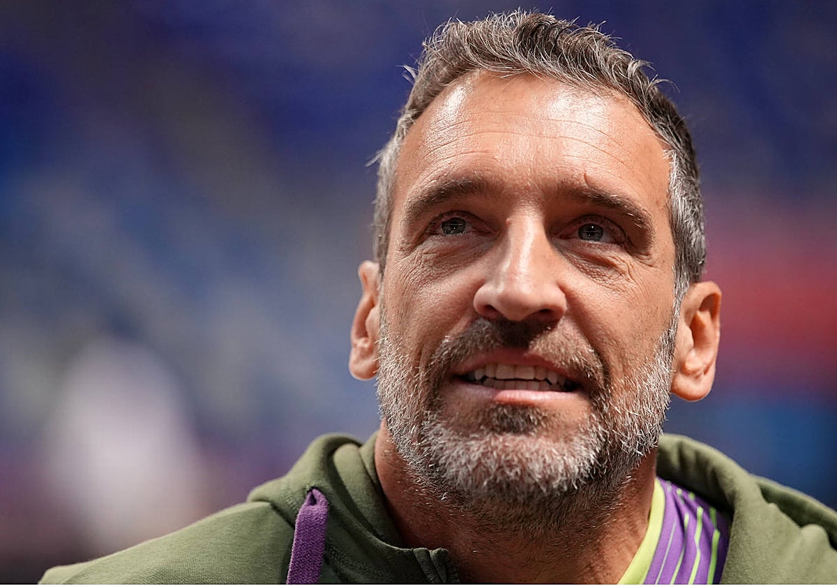 Ibon Navarro, esta mañana.