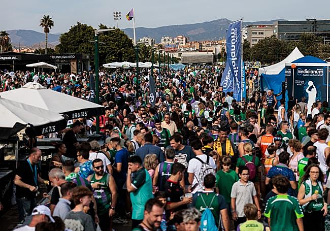 Ambiente en la Fan Zone