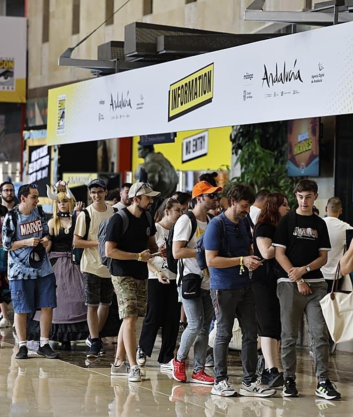 Imagen secundaria 2 - San Diego Comic-Con Málaga recupera su ritmo habitual tras el colapso de la mañana por la afluencia masiva