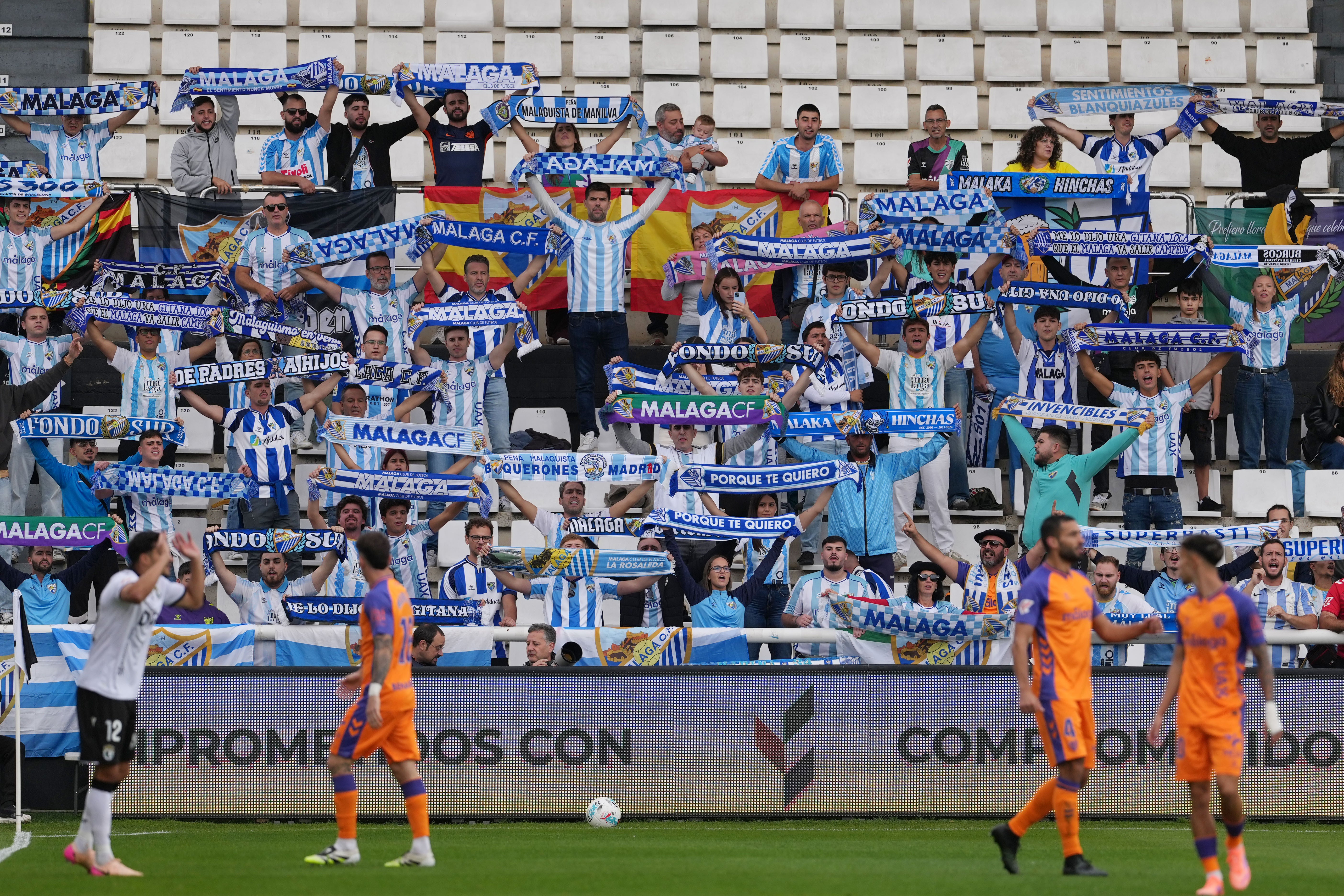 Las mejores imágenes del Burgos-Málaga