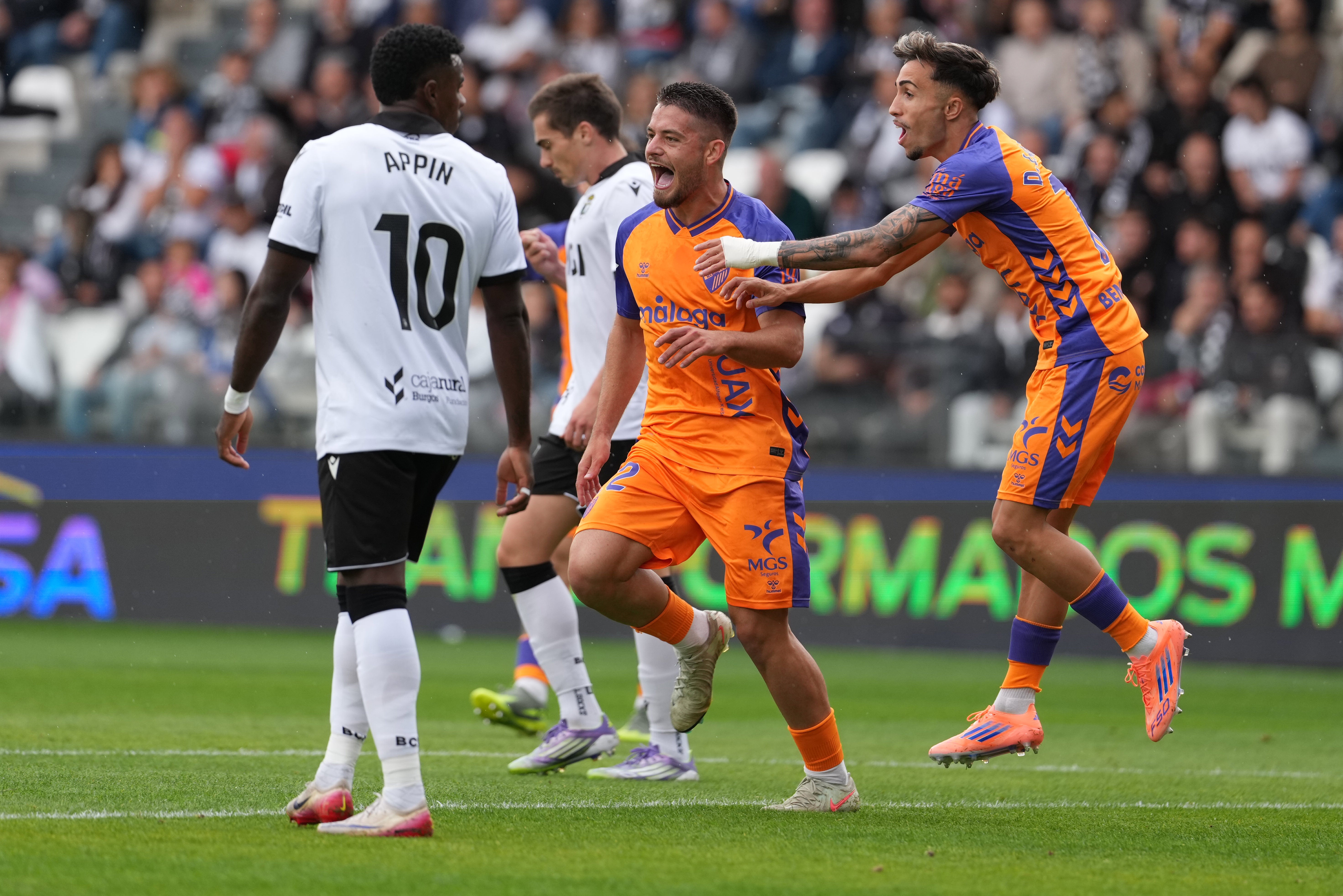 Las mejores imágenes del Burgos-Málaga