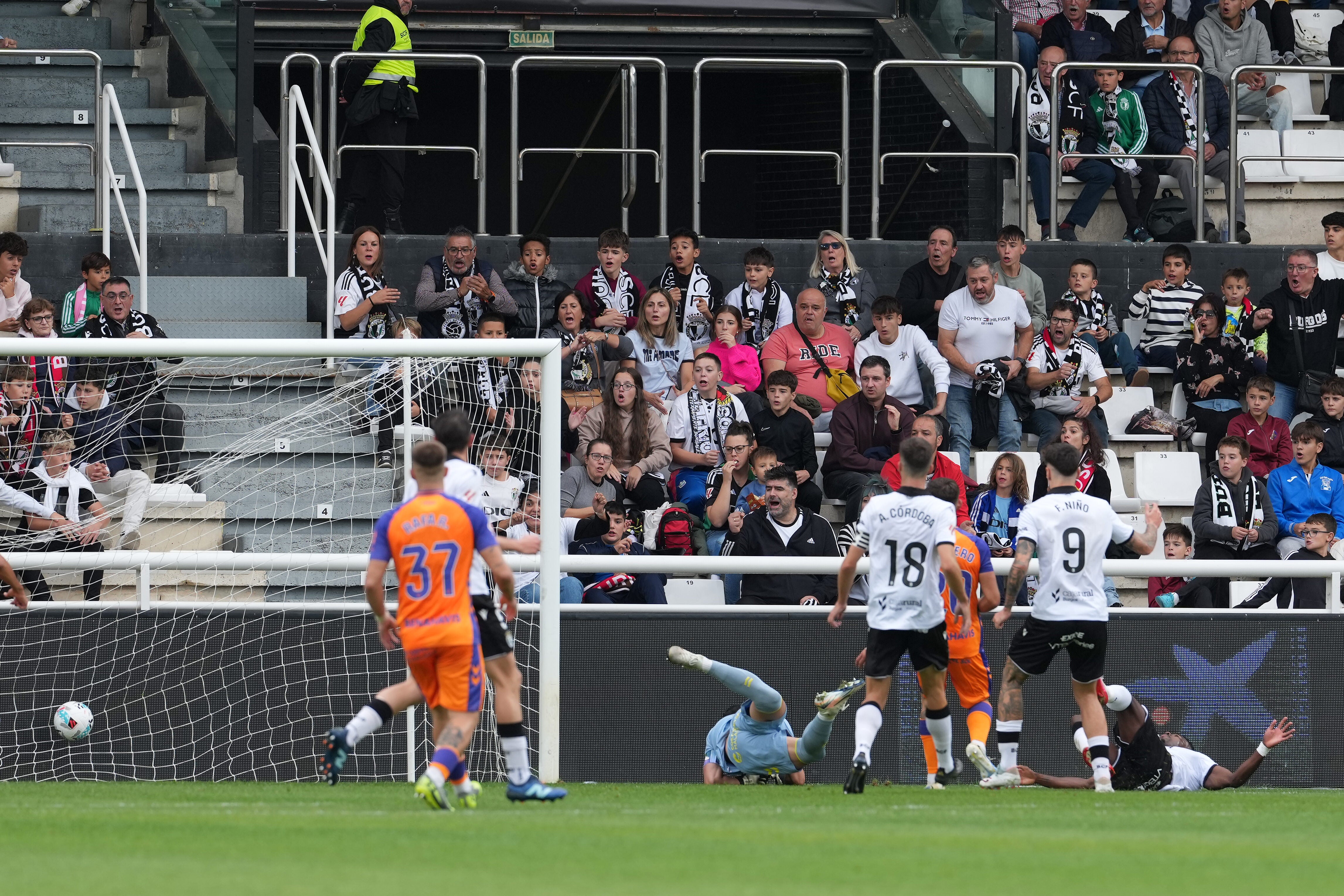 Las mejores imágenes del Burgos-Málaga