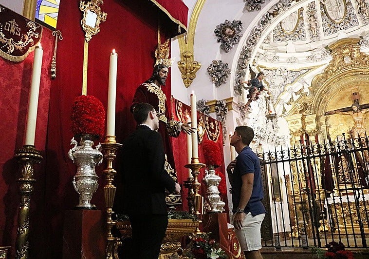 Jesús del Prendimiento, en la iglesia de Santo Domingo, junto al Cristo del Perdón.
