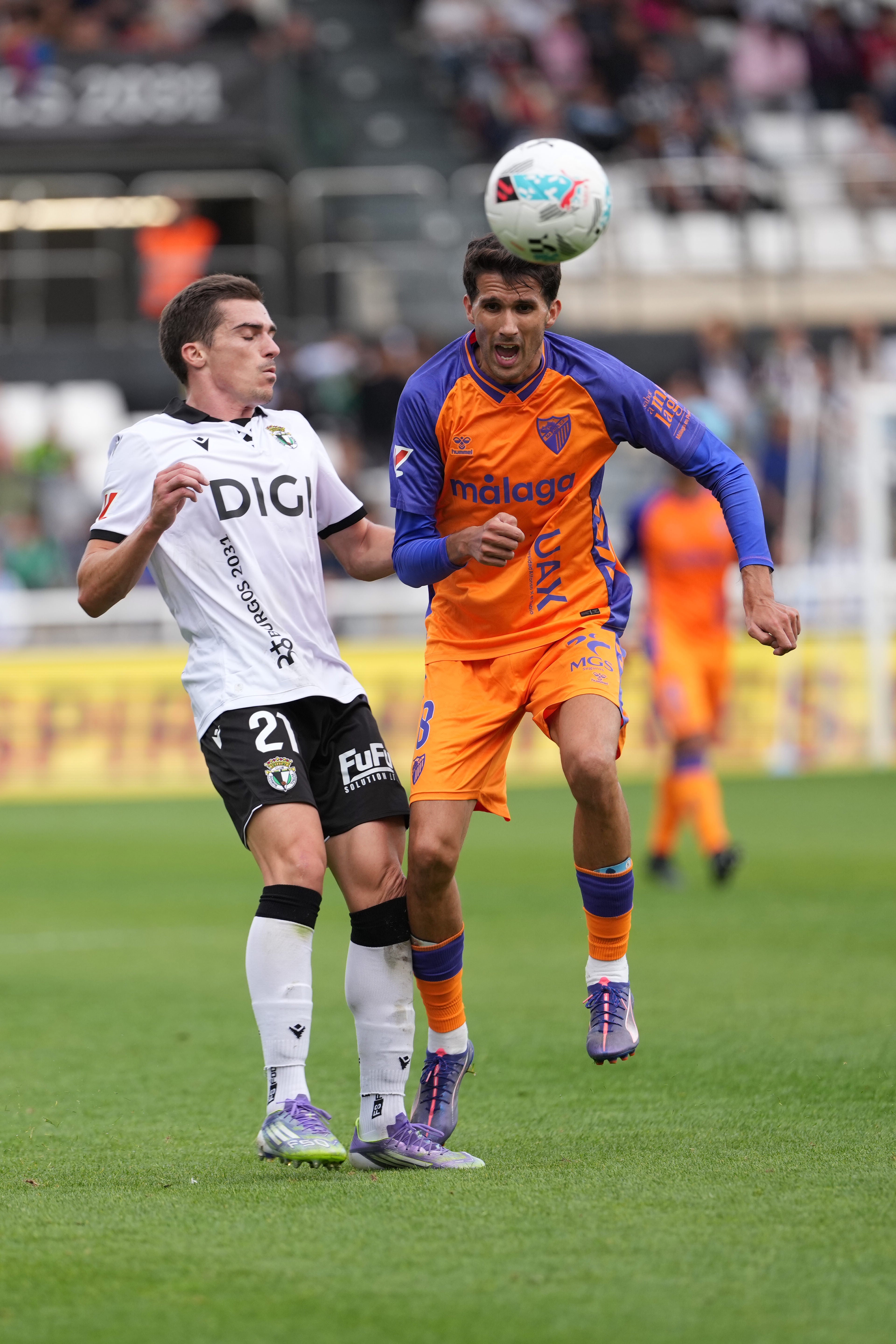 Las mejores imágenes del Burgos-Málaga