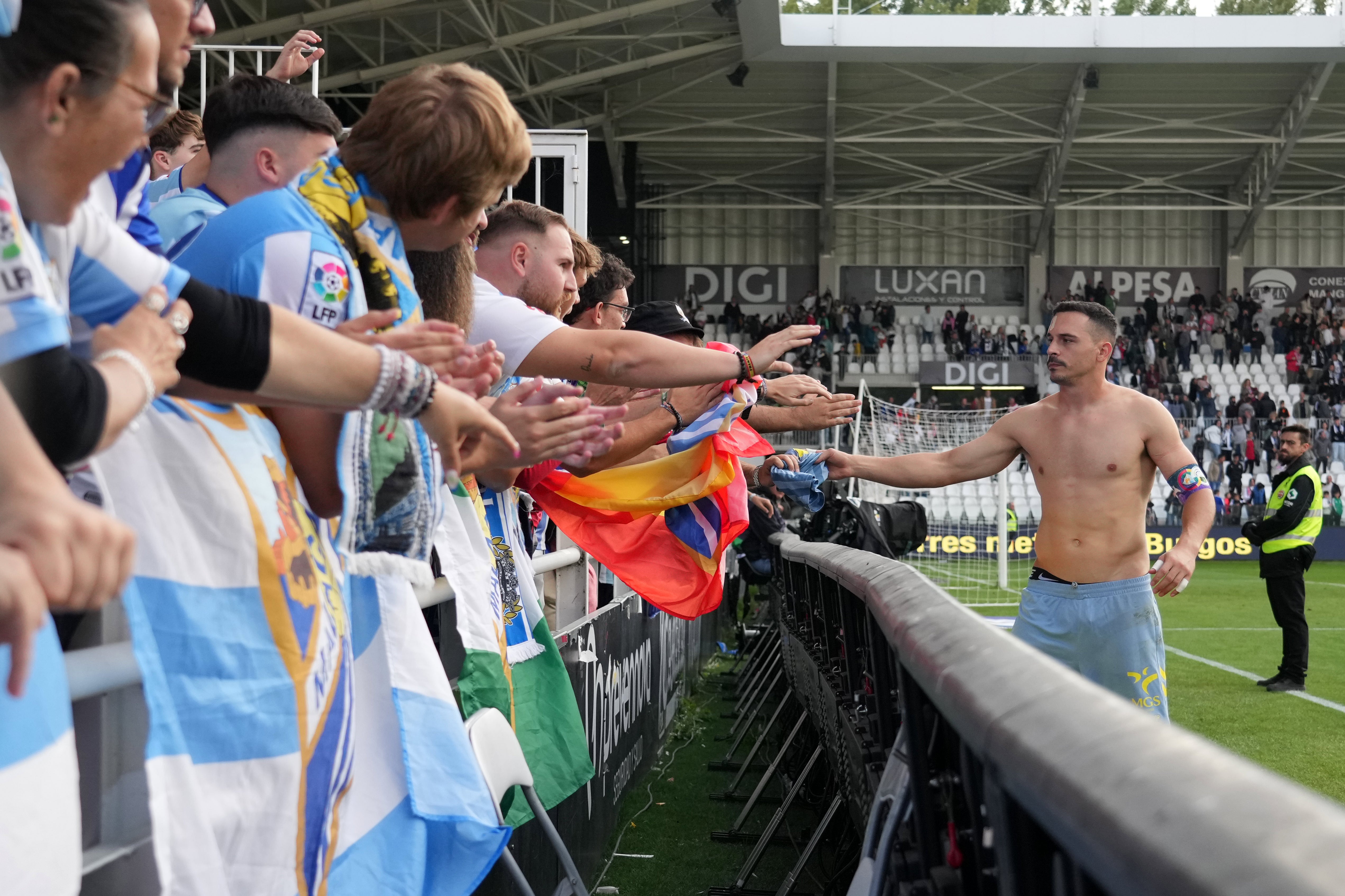 Las mejores imágenes del Burgos-Málaga