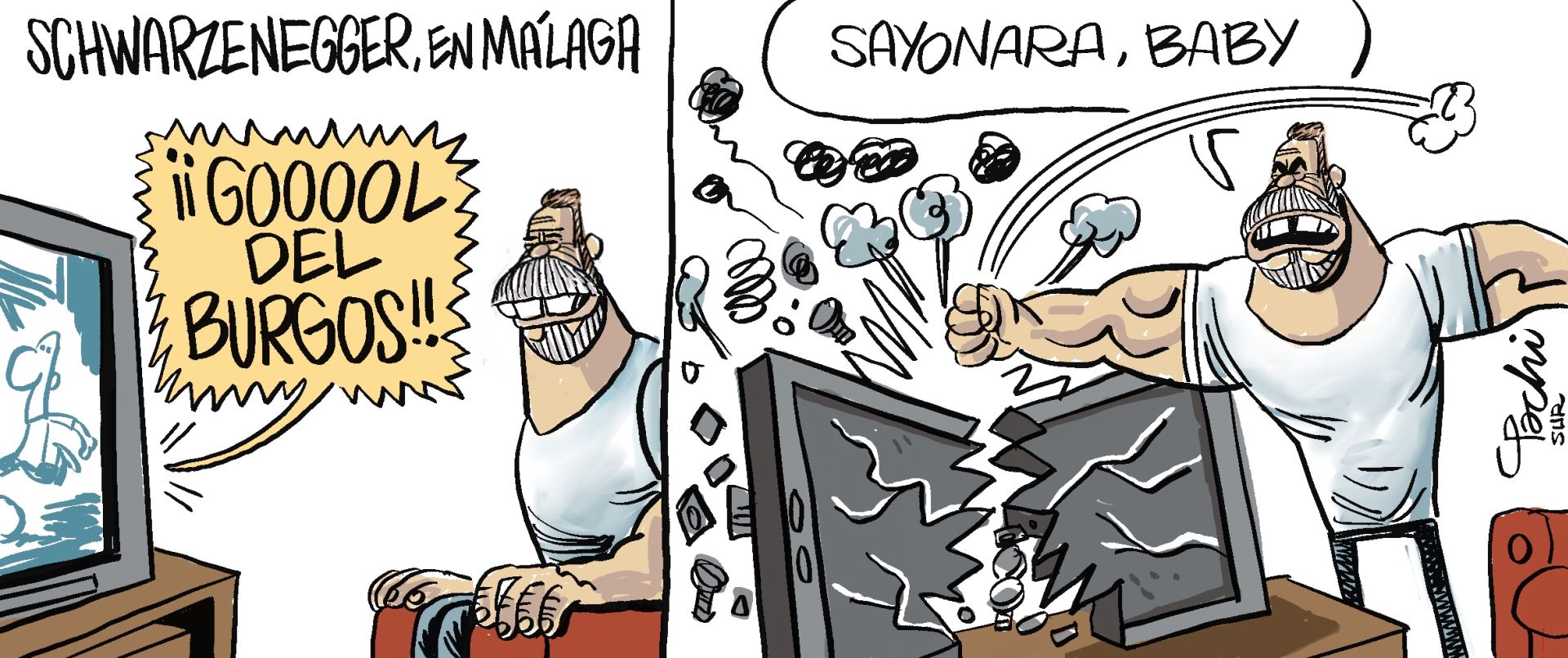 La actualidad deportiva de este mes de septiembre, en las viñetas de Pachi